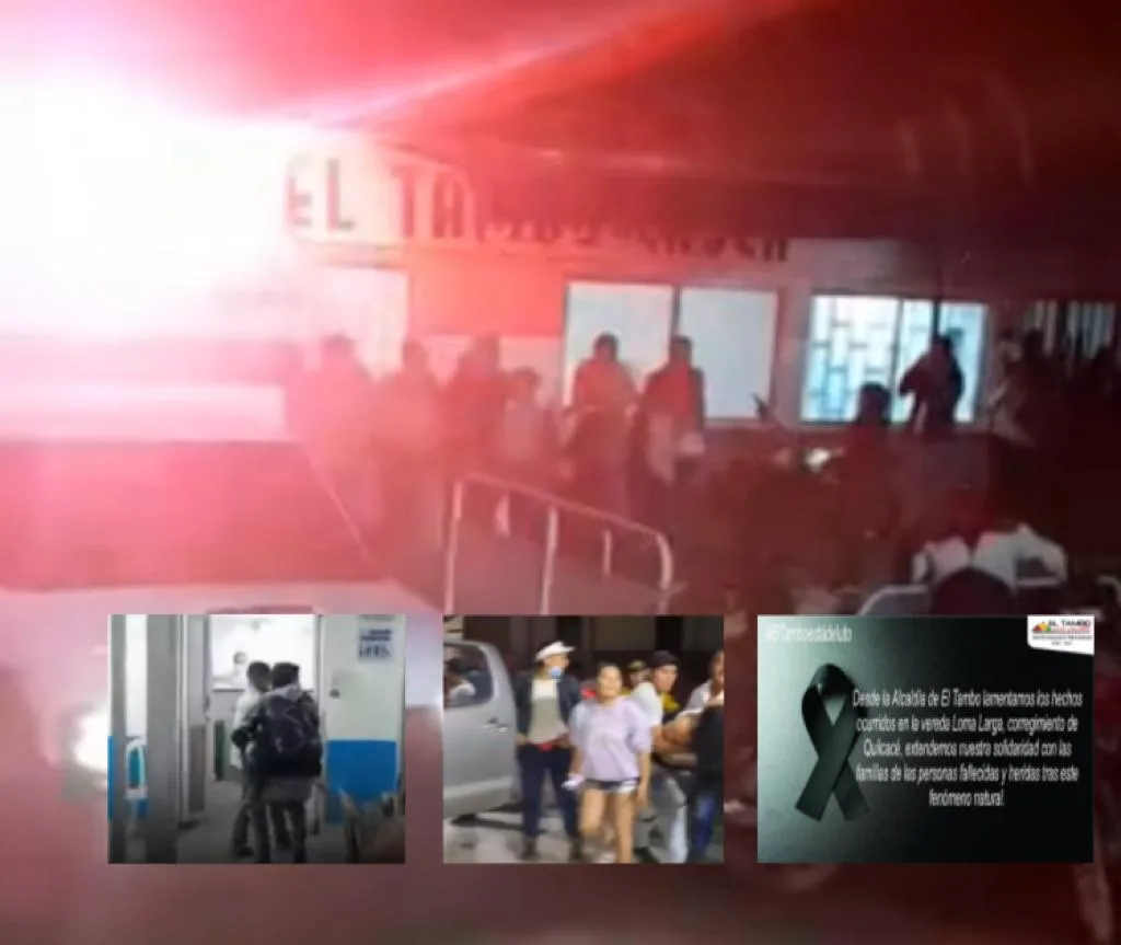 "Fue un estruendo horrible" y la gente quedó tirada en le piso, un rayo mató a 5 personas en El Tambo Cauca