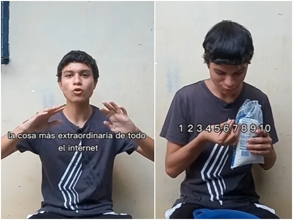 El joven que contó una libra de azúcar, «grano por grano», tardó seis días, es viral en Tik Tok