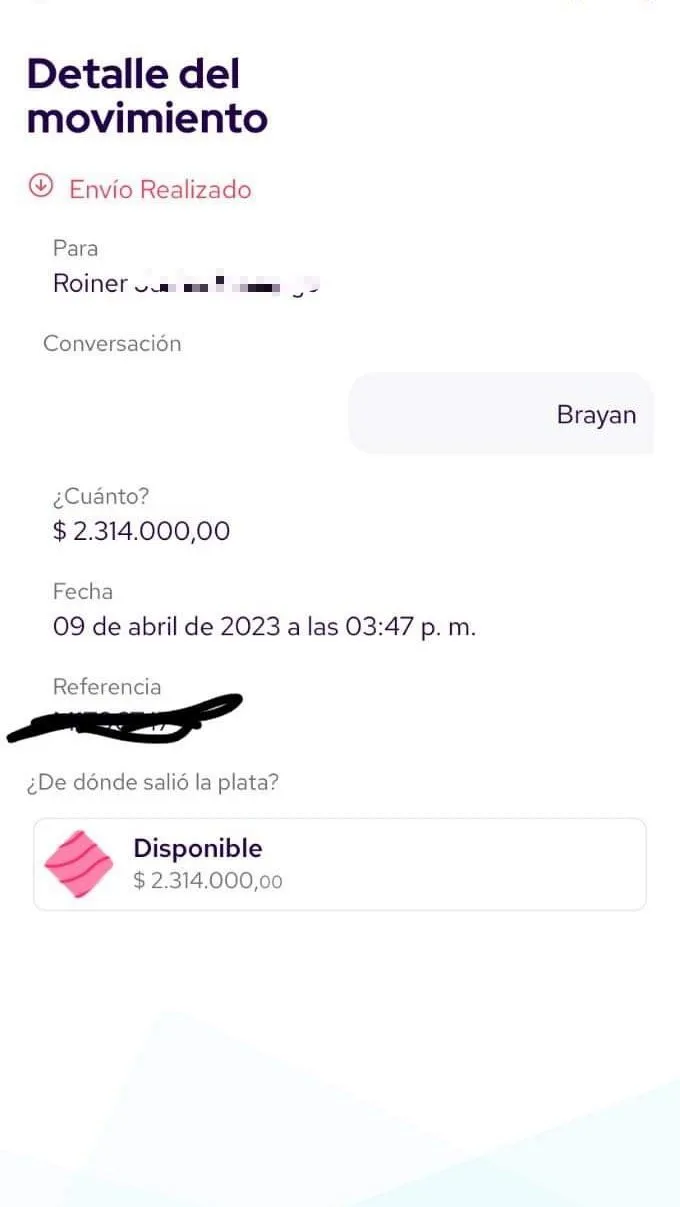 de nequi en