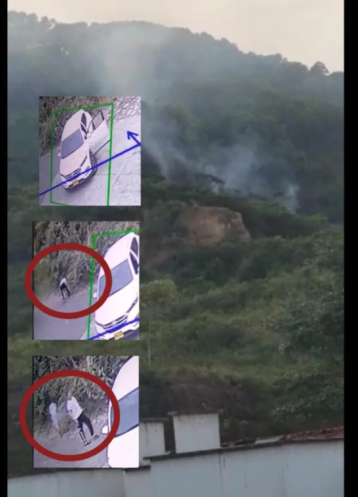 "Enemigos" del Cerro de La Bandera: llegan a talar y ahora pillaron a un hombre incendiándolo, presuntamente en Cali