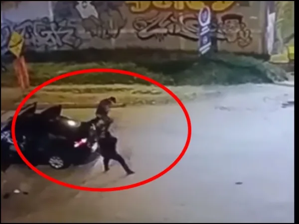 Pidieron un Indriver, quería robarse el carro y el conductor los sacó a disparos, era un policía de Medellín