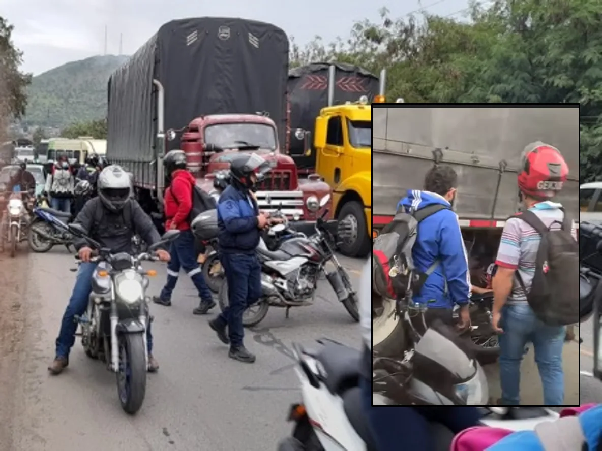 En la entrada Yumbo otro motociclista quedó bajo las llantas de un camión