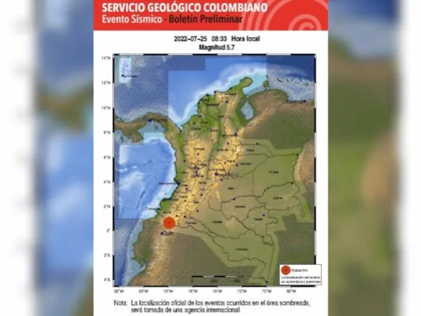 Tremendo susto este lunes por el fuerte temblor que se sintió en Pasto