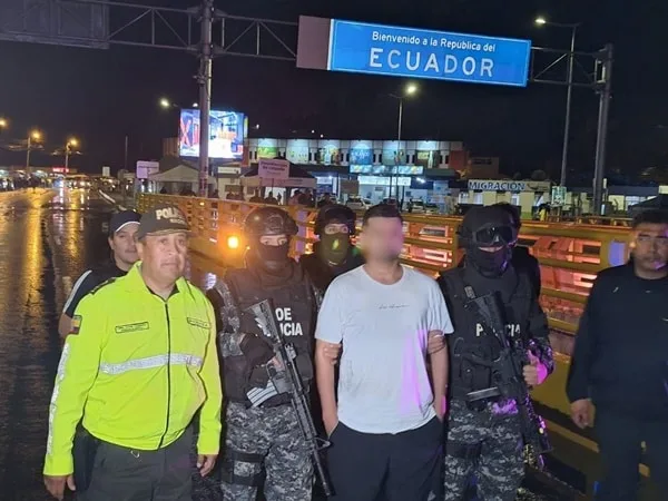 Entregaron a ‘Satanás’, del Tren de Aragua: ordenó homicidios en Colombia y se escondía en Ecuador