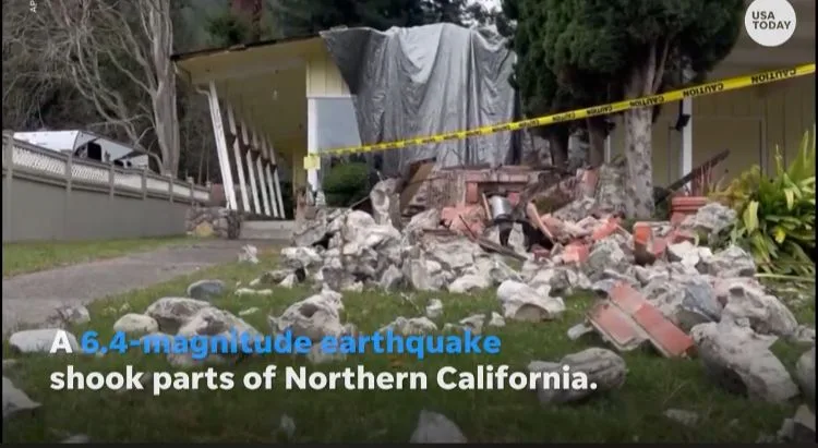 earthquake shook Northern California