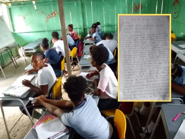 El clamor desde El Charco, Nariño: con carta escrita a mano le imploran a Petro por educación digna