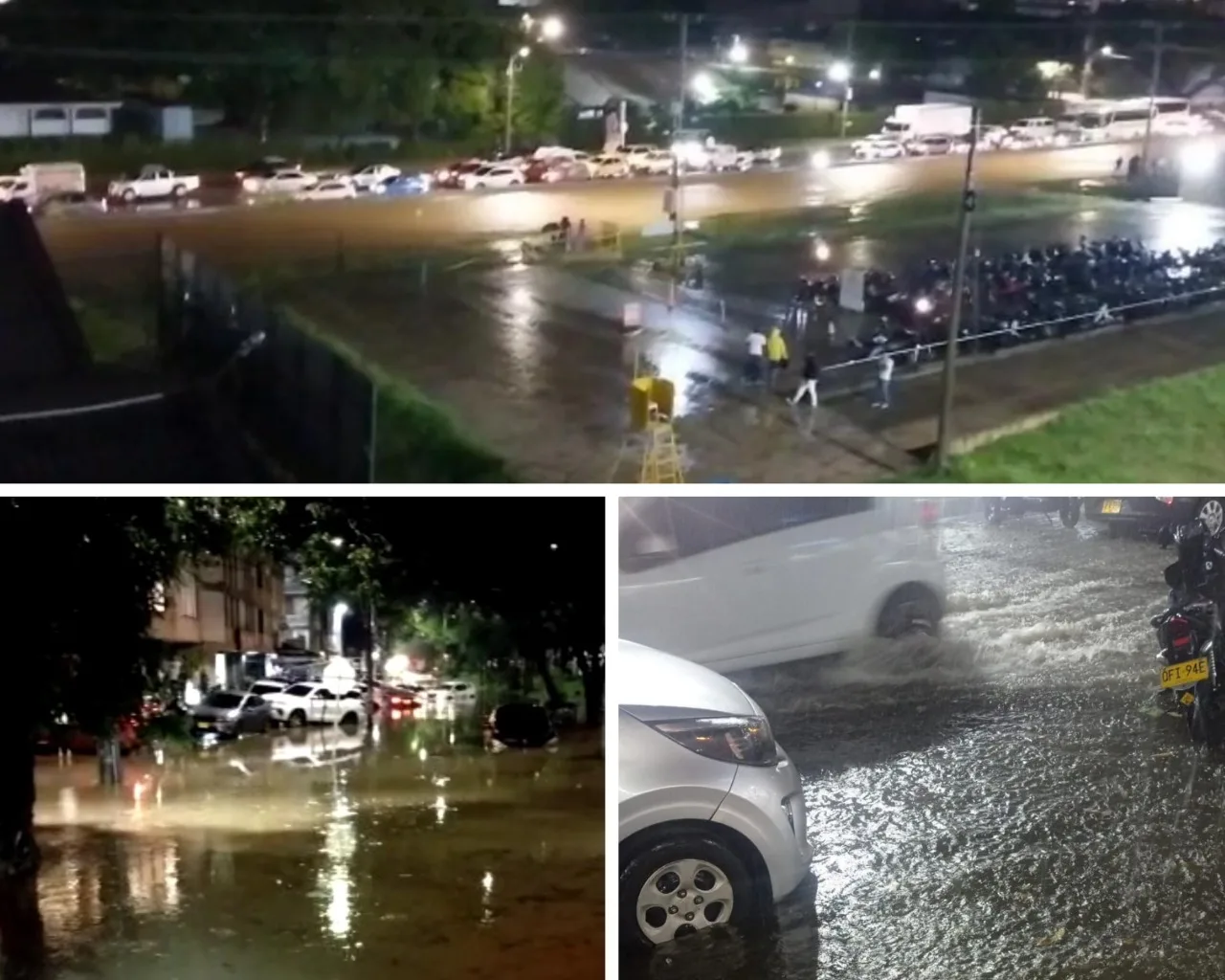 Colapsó el norte de Cali, las intensas lluvias inundaron varios sector y piden no transitar por Sameco