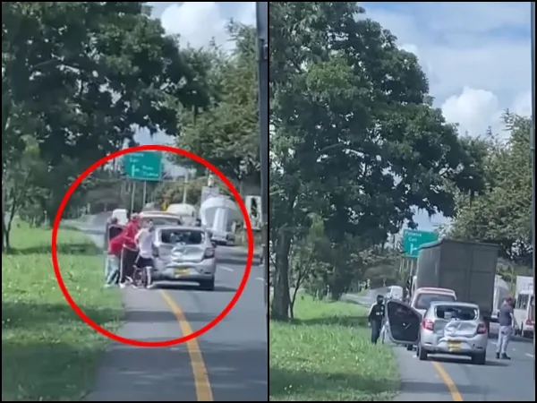 Ni revisar si estaban heridos los dejaron, a los del carro accidentado en El Cerrito "los robaron con cuchillos"