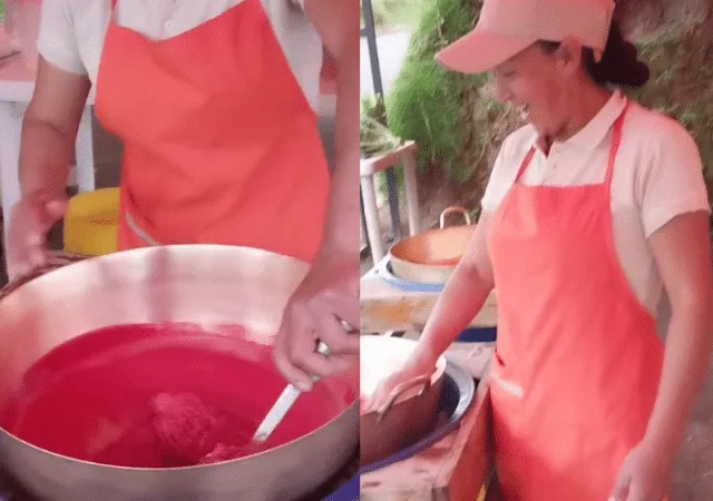 Helado de paila Nariño