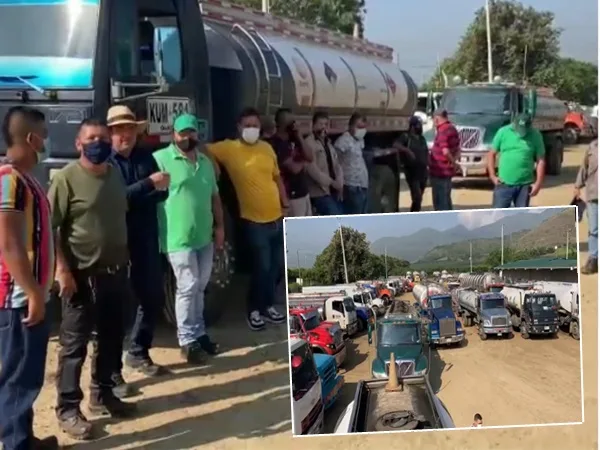 Transportadores están represados en Yumbo, dicen que si no hay solución habrá desabastecimiento en Cali, Cauca y Nariño