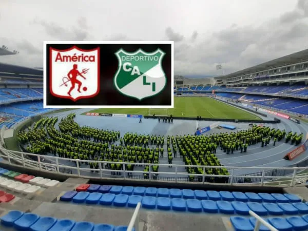 Listos los 1.200 Policías para la seguridad del América y Deportivo Cali hoy en el Pascual