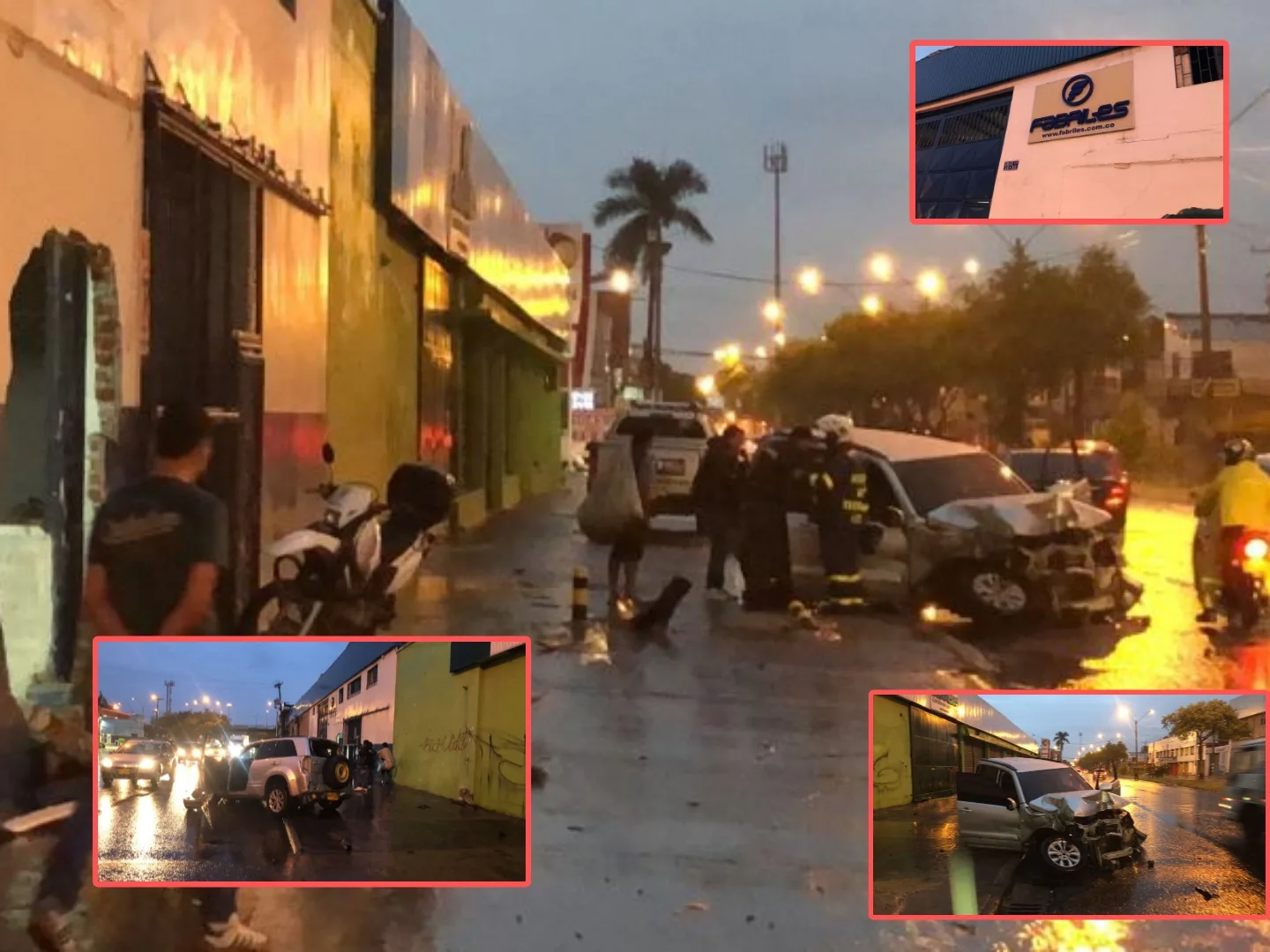 "El conductor se fue y dejó el vehículo", accidente en Cali donde quedó herido un habitante de calle
