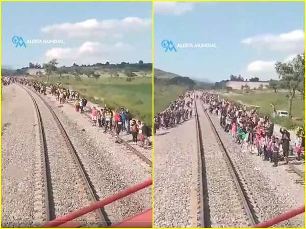 Empresa de trenes tuvo que suspender servicio para evitar que miles de migrantes los aborden y mueran