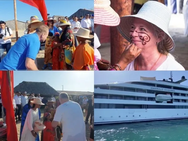 40 turistas exploran la Alta Guajira a bordo del crucero "Emerald Azzura"