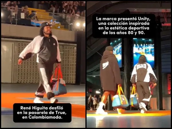 René Higuita, pisando fuerte en Colombiamoda