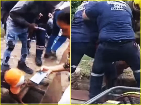 Presunto delincuente robaba cable en Cali y recibió descarga eléctrica