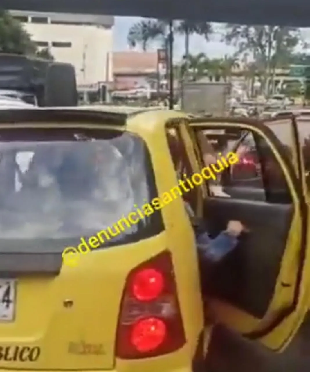 un taxi y