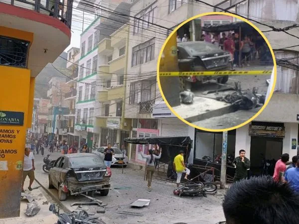 Urgente: atentado con motobomba en Samaniego, deja dos heridos; sucedió cerca a la Estación de Policía