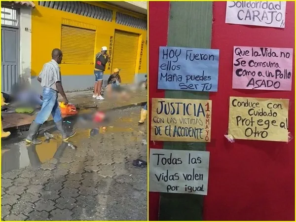 La familia Gongora Betancourt en Tumaco, habló del accidente en el que murió la pareja de esposos