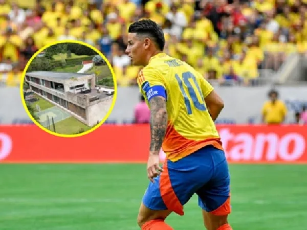 James Rodríguez, jugador de la Selección Colombia.