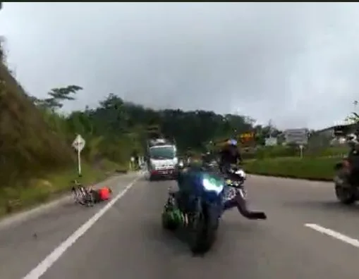 moto La Vega ciclista