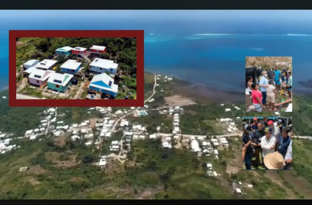 San Andrés reconstrucción y casas