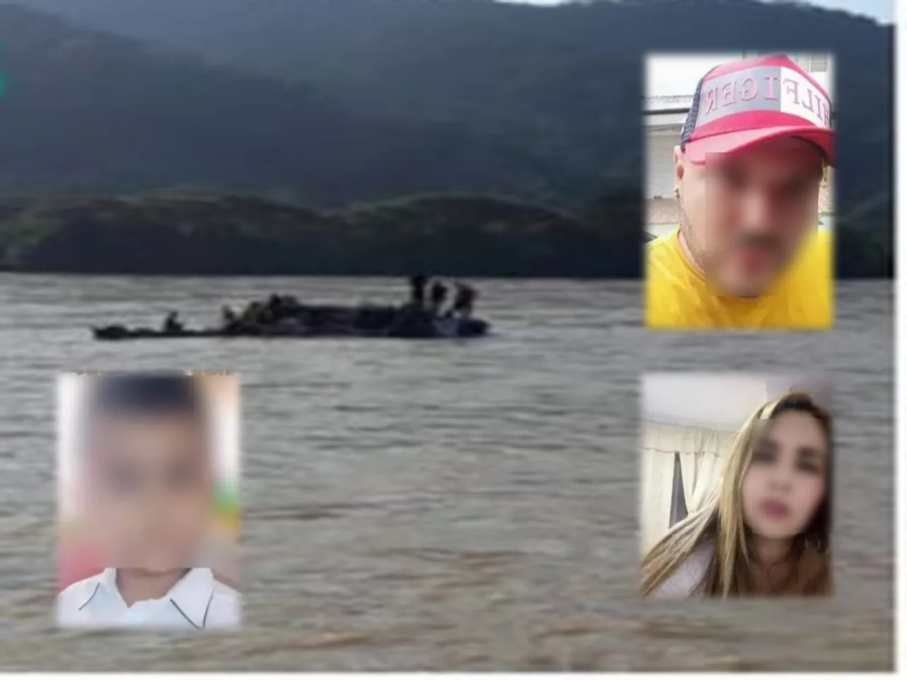 La tragedia que enluta a una familia en Colombia: padre, madre e hijo cayeron al río Cauca