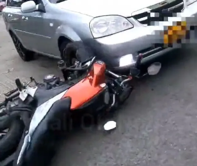 de un motociclista