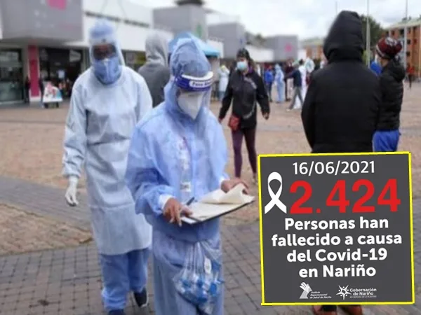 En Nariño reportan más de 2 mil fallecidos a causa del Covid-19 y siguen los contagios