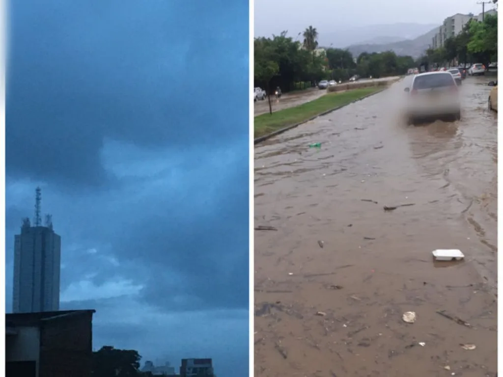 lloviendo en Cali