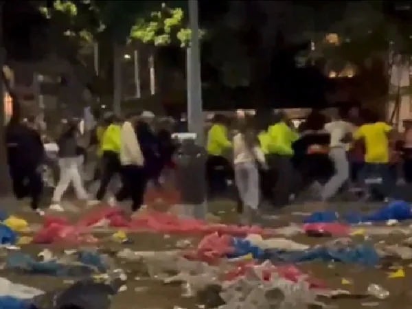 Peleas en Bogotá tras derrota de Colombia en Copa América.