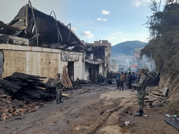 Por una riña intrafamiliar se habría desatado el incendio en el barrio Caicedo de Pasto