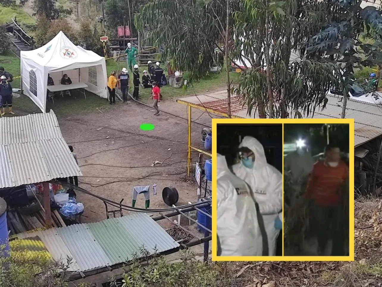 mineros muertos en Colombia 2021