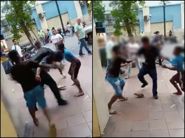 No se dejó robar "de una banda de niños" y lo atacaron en manada: graban y se reían, nadie intervino
