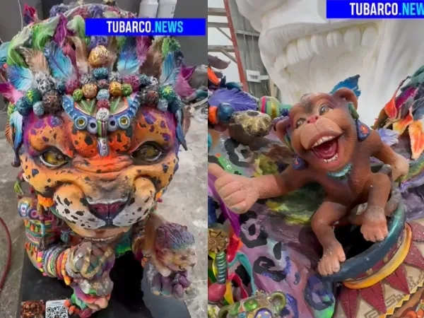 "Tradición", la obra del artista Michael Paz que desfilará en el Carnaval de Negros y Blancos: un tributo a la cultura de Nariño