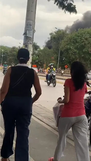el incendio en