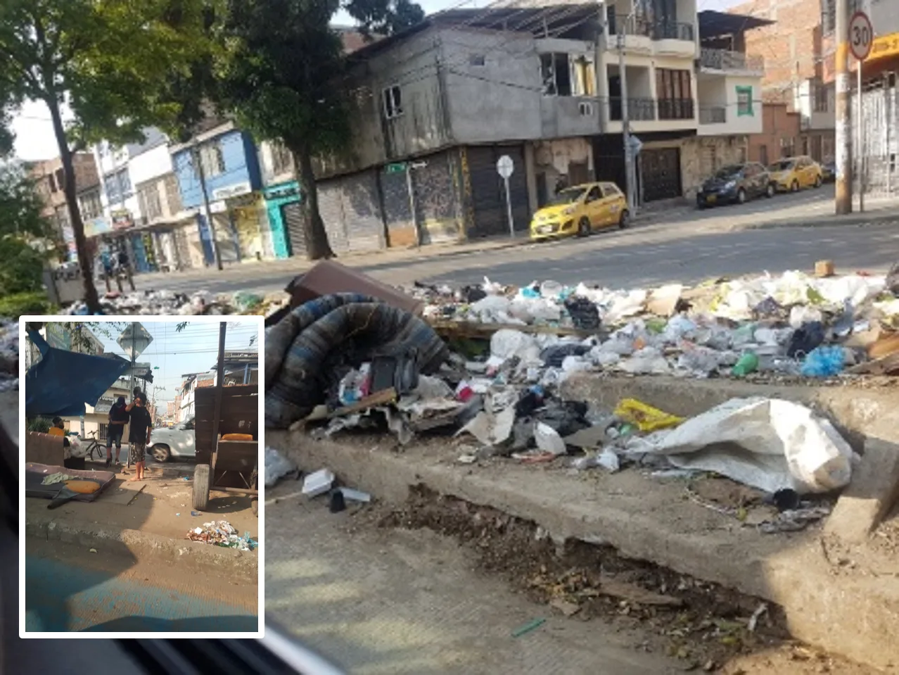 Todos los días limpian "pero no dura nada, los cochinos arman un desastre", en el Popular