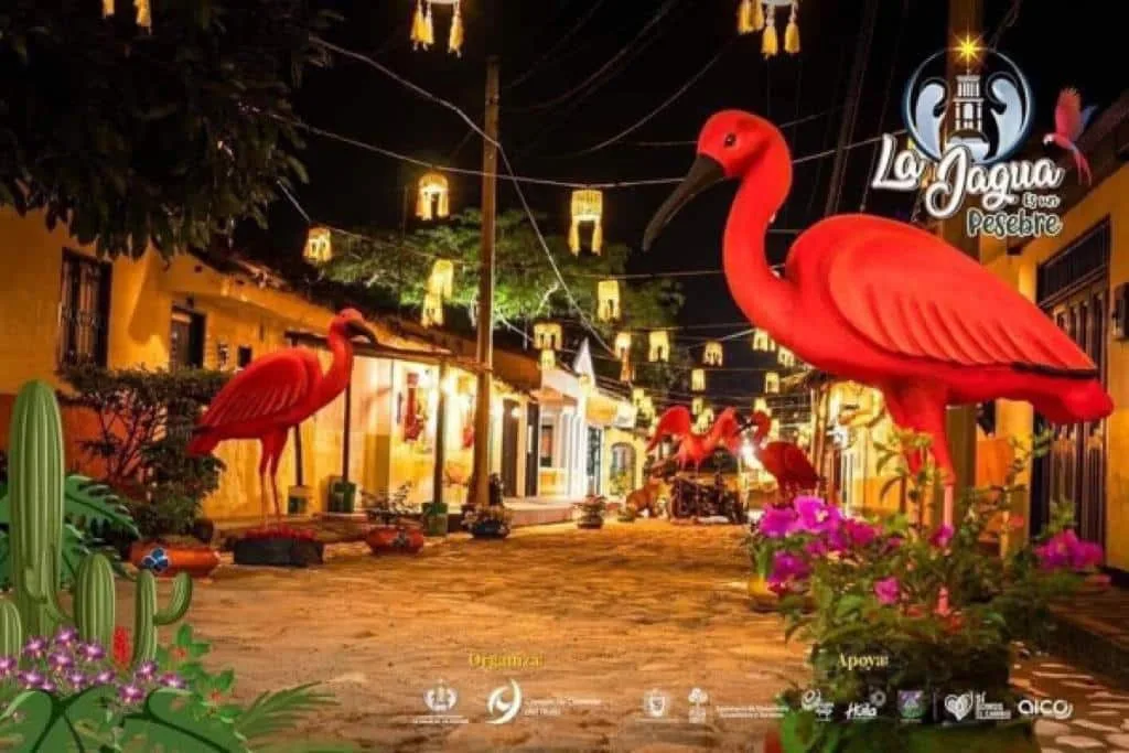 Es gigante y "humano", en La Jagua el pesebre es "real" y va hasta el 14 de enero