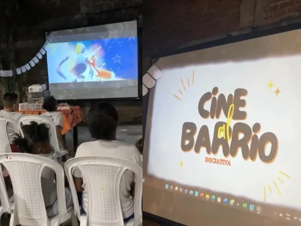 "Cine al barrio":una iniciativa de paz y unión en el barrio El Vergel oriente de Cali