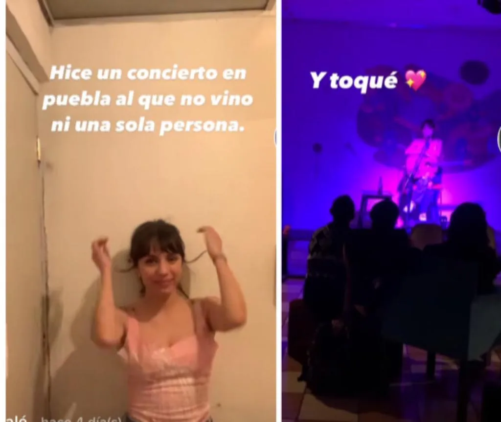 "Es aprendizaje", cantante colombiana fue a cantar y nadie fue a verla en Puebla, México