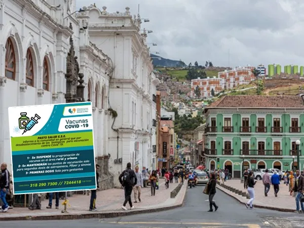 Por desabastecimiento de vacunas contra el Covid-19 suspendieron jornada de inoculación en Pasto