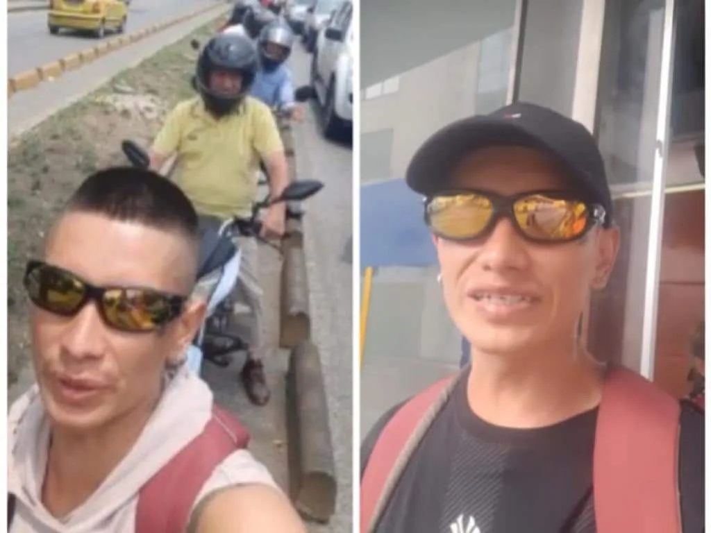 Andrés, el 'tiktoker' defensor del bicicarril que se ha vuelto sensación en Cali: "El nea cívico", le dicen