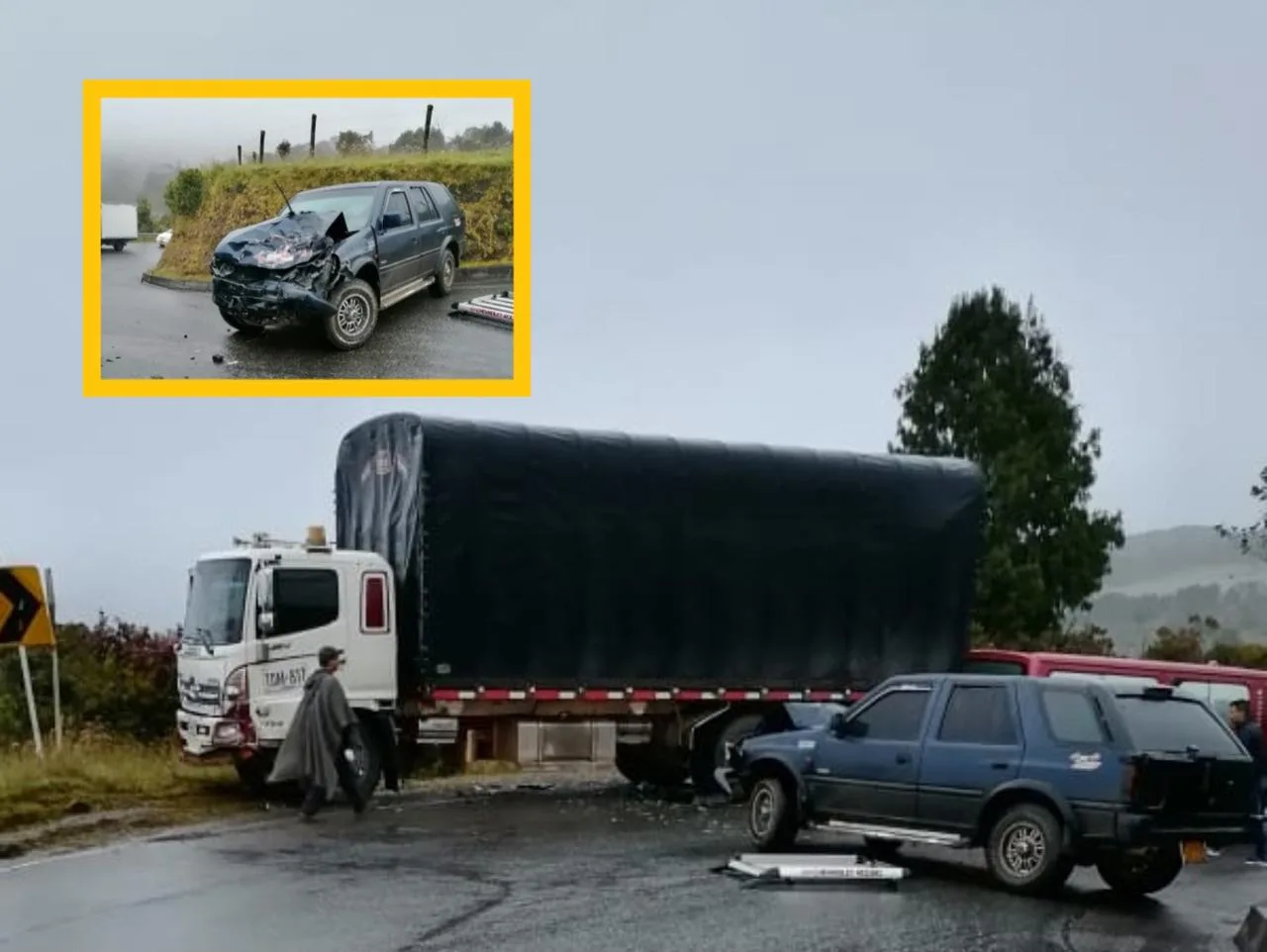 accidente El Encano Pasto
