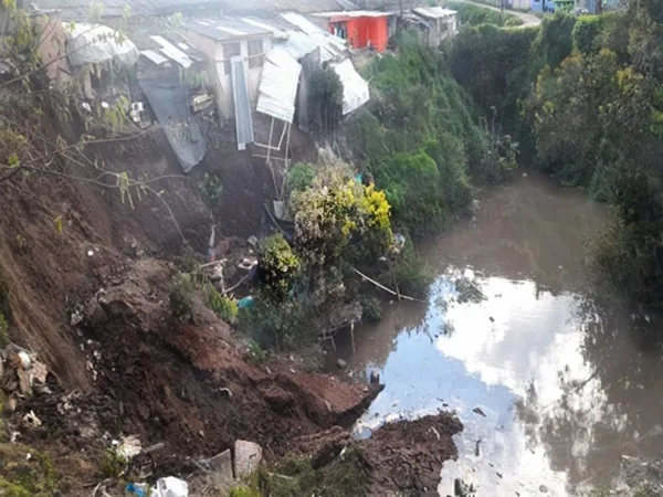 Emergencia en Túquerres, un barrio quedaría sepultado por múltiples deslizamientos