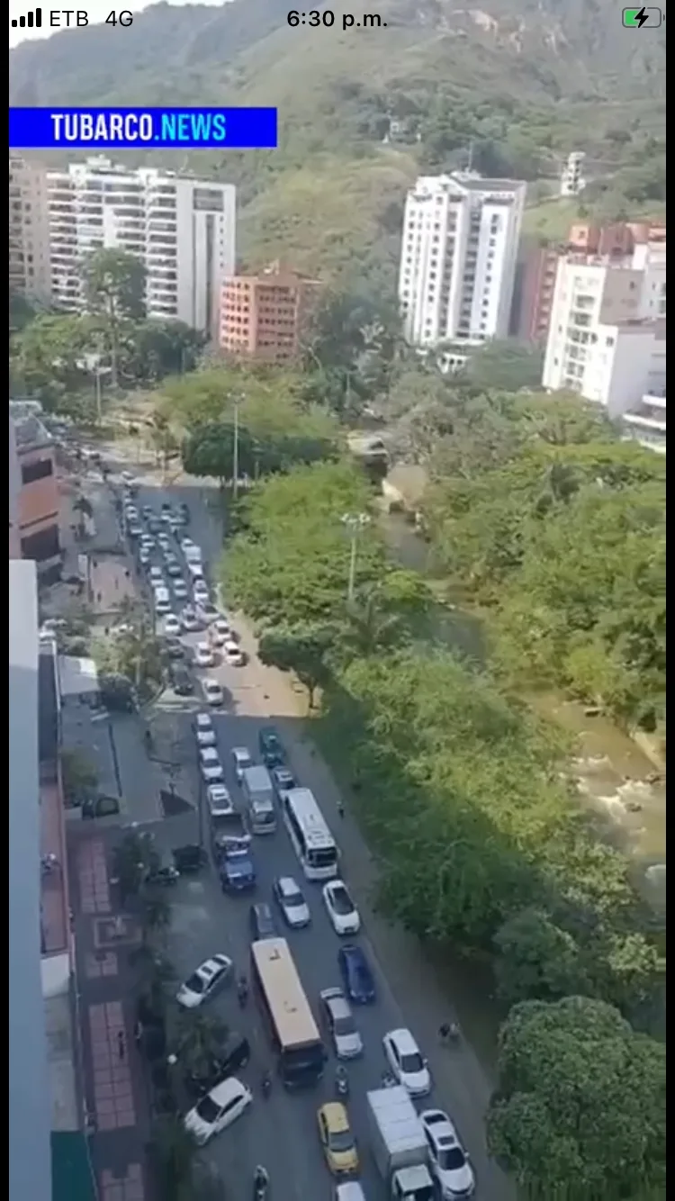 trancones oeste por arreglo de vías en Cali