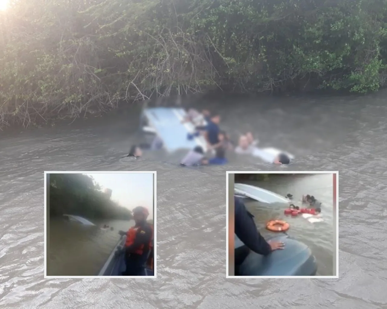 Rector de Uniautónoma y su familia entre los rescatadas en el naufragio de embarcación en el río Magdalena