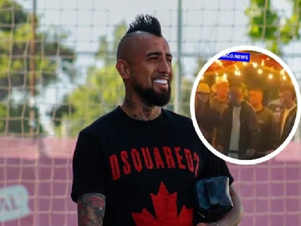 Arturo Vidal en las Ferias de Cali.