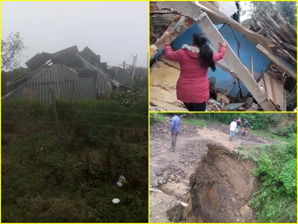 Lluvias tienen en alerta a 24 municipios de Nariño, se han registrado 25 deslizamientos y hay 140 familias afectadas