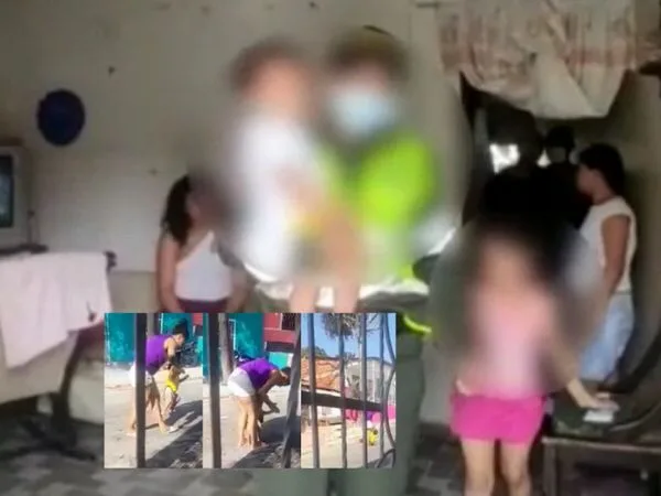 mujer bebé golpeado Barranquila