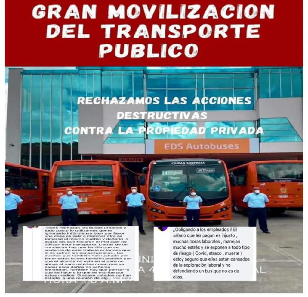 servicio de transporte público Pasto